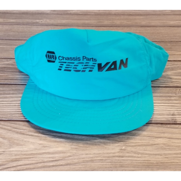 VTG Napa Tech Van Snapback Teal Hat - Picture 1 of 4